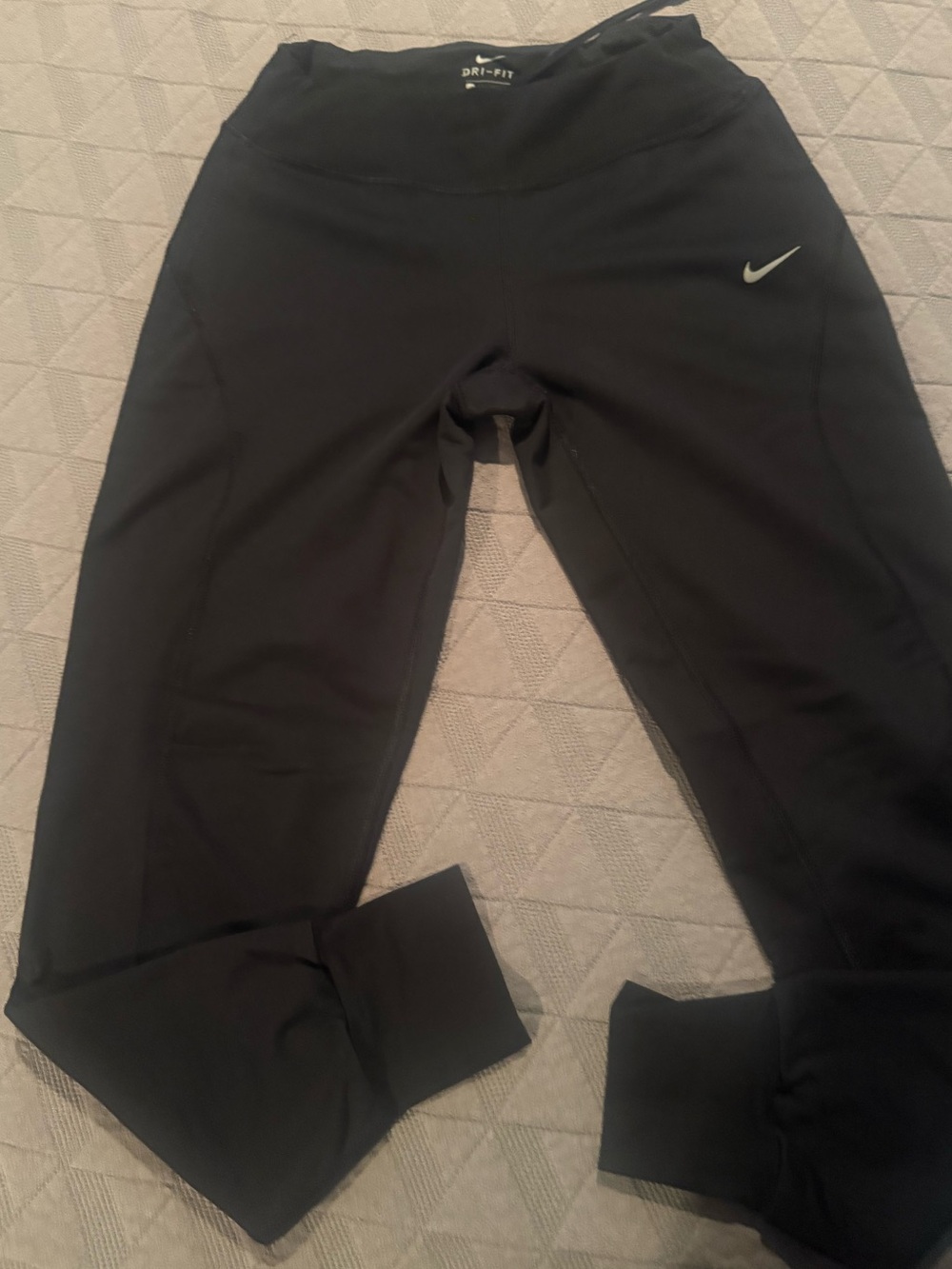 Nike Mens Black Dri-FIT Stride Woven Running Pants XS